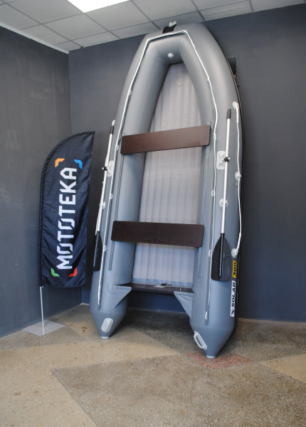 Лодка ПВХ SOLAR (Солар) 380 Jet Tunnel серый | Мототека Лодка ПВХ SOLAR (Солар) 380 Jet Tunnel серый | Мототека
