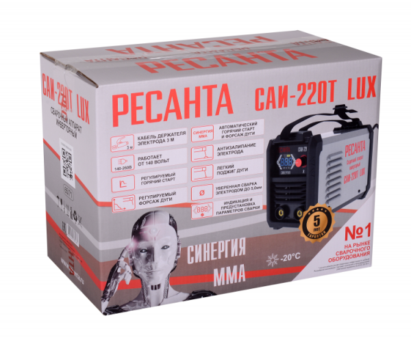 Сварочный аппарат Ресанта САИ - 220T LUX | Мототека